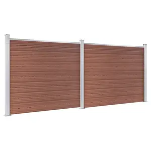 Bugbee 29' x 5' Privacy Fence Panel Brown / 146cm H x 871cm W x 12cm D