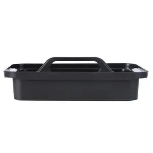 Ezy Storage Bunker tough Grey Insert tray with 2 compartments