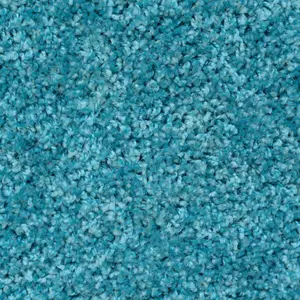 Soft Value Teal Blue Shaggy Area Rug 160x220cm