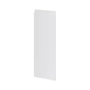 GoodHome Garcinia Integrated handle Gloss light grey Highline Cabinet door (W)250mm (H)715mm (T)19mm