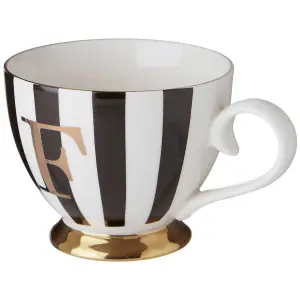 Maison by Premier Mimo Duchess F Letter Monogram Mug