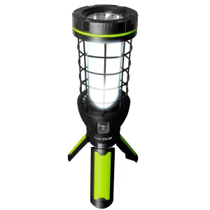 Luceco Multi-Functional Cage Rechargeable 360 Degree Worklight 600LM 6500K - USB Charged