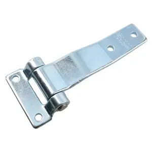 2 Pack Heavy Duty 145mm Strap Hinge Locker Door Hatch Zinc Plated 4mm Thick