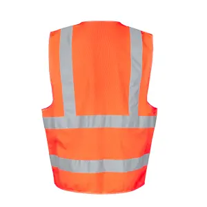 Site Rushton Orange Hi-vis waistcoat, Large/X Large