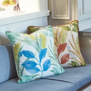 Prestigious Textiles Sumba Floral Printed Polyester Filled Cushion