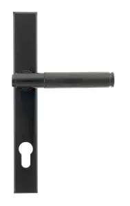 From The Anvil Black Brompton Slimline Lever Espag. Lock Set