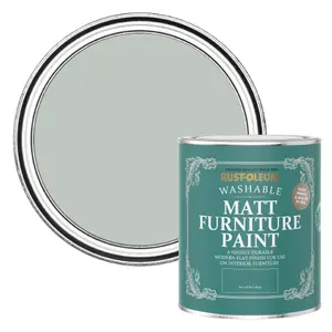 Rust-Oleum Chalk Green Matt Furniture Paint 750ml