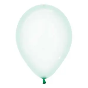 Amscan Sempertex Crystal Pastel Latex Balloons (Pack of 50) Green (One Size)