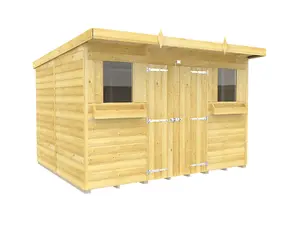 DIY Sheds 10x8 Pent Summer Shed Loglap