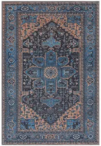 Traditional Persian  Bordered Abstract Bordered Floral Easy to clean Rug for Dining Room Bed Room and Living Room-160cm X 230cm