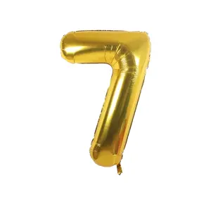 Realmax 7 Foil Balloon Gold (One Size)