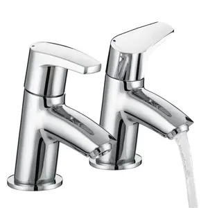 Bristan Divine Chrome effect Bath Pillar Tap