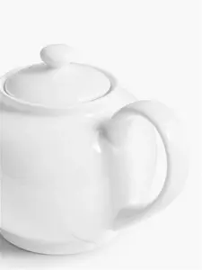 John Lewis ANYDAY Fine China Teapot, 1.1L, White