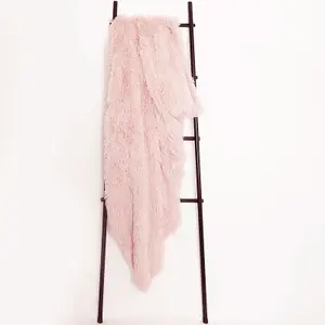 Fluffy Throw Over Sofa Bed Fleece Blanket