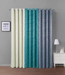 Home Curtains Victoria Metallic 54w x 54d" (137x137cm) Teal Eyelet Curtains (PAIR)