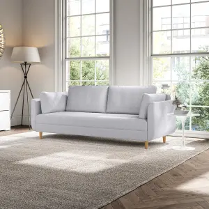 Sorrento Pocket Rest Powder Blue Sofa Bed