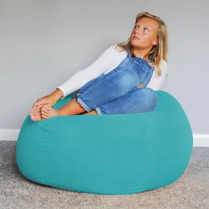 rucomfy Outdoor Water Resistant Extra Large Classic Beanbag - Turquoise