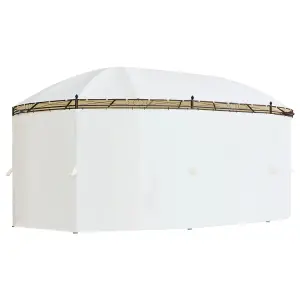 Berkfield Gazebo Cream White 530x350x265 cm