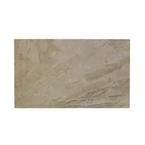 Troy Haver Sand Matt Travertine Stone effect Ceramic Indoor Wall & floor Tile, Pack of 6, (L)300mm (W)600mm