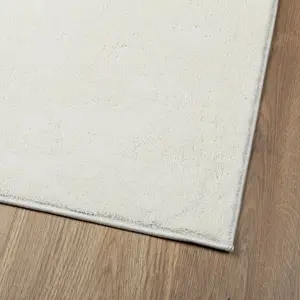 Rug OVIEDO Short Pile Cream 160x230 cm