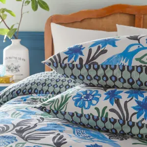 furn. Alentejo Floral Bird Duvet Cover Set