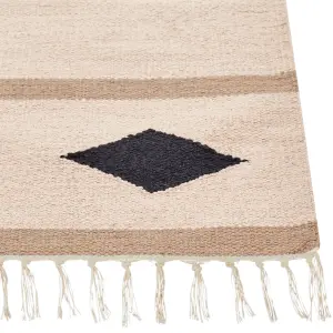 Cotton Kilim Area Rug 200 x 300 cm Multicolour BERDIK