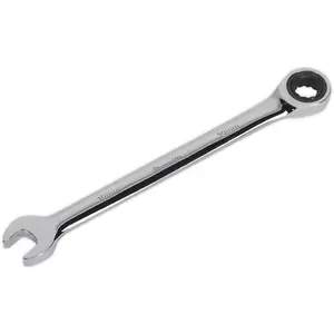 10mm Ratchet Combination Spanner - Chrome Vanadium Steel - 72 Tooth Ratchet Ring