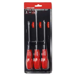 Dekton 3pc Screwdriver set with Anti slip Handles