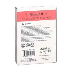 Something Different Pion Spell Candles (Pack of 12) Red (One Size)