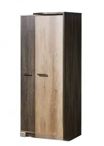 Romero R1 Hinged Wardrobe Right - Efficient Storage in Oak Canyon, H1925mm W800mm D580mm