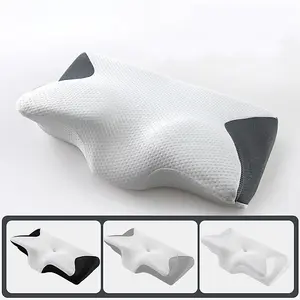 Grey Memory Foam Pillow For Side Sleepers, Cervical Pillow For Relax