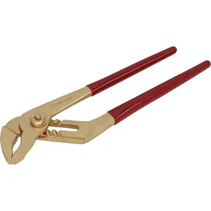 250mm Non-Sparking Water Pump Pliers with Adjustable Groove Joint Head