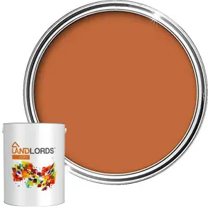 Landlords Anti Damp Paint Terracotta Matt Smooth Emulsion Paint 2.5L