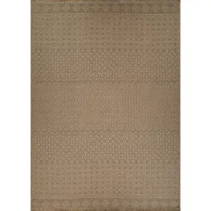 KASHVI Machine Washable Jute Boho Area Rug 158 x 213 cm