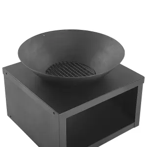 Charcoal Fire Pit Black TANARA