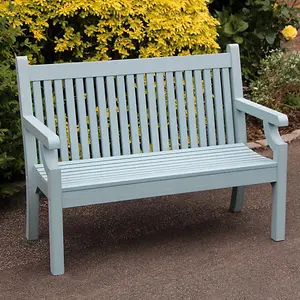 NBB Outdoors Winawood Sandwick 2 Seater Bench - Blue - L:121 X W:60.4 X H:93.5