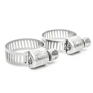 Pisces 2 Pack 13-19mm Stainless Steel Clips for 12.5mm hose