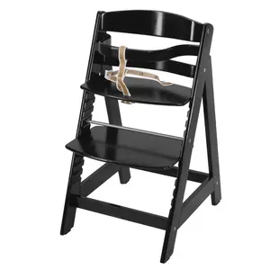 High Chair Sit Up 3, Various Colours Lacquered Black