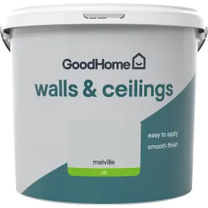 GoodHome Walls & ceilings Melville Silk Emulsion paint, 5L