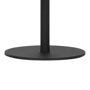 GoodHome Quelea Matt Black Rechargeable Integrated LED Table lamp