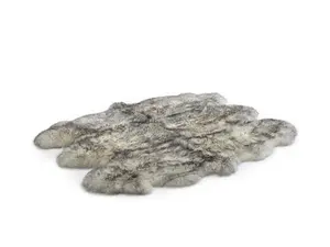 Uk Homeliving Twilight 6 Piece Longwool Genuine Sheepskin Rug