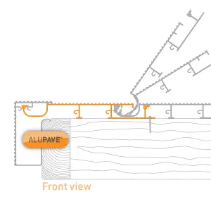 Alupave Sand Flat roof & decking board (L)2m (W)220mm (T)25mm