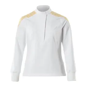 Mascot Food & Care Ladies Fit Ultimate Stretch Smock (White/Curry Gold)  (XXX Large)