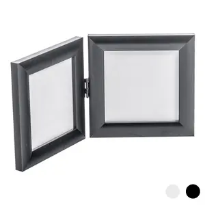 Nicola Spring - Folding 2 Photo Frame - 4 x 4"