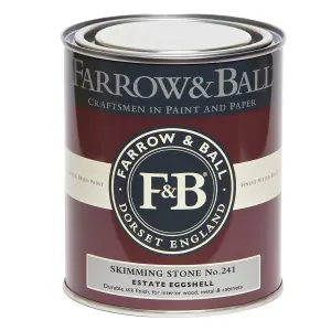 Farrow & Ball Estate Skimming stone Eggshell Metal & wood paint, 750ml