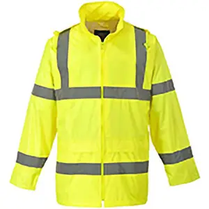 Portwest Hi-Vis Rain Jacket (H440) / Safetywear / Workwear