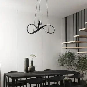 Luminosa Elegance LED Pendant Lamp 36W 2800Lm 3000K Black