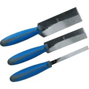 Margin Trowel Set Corner Plastering Tiling Soft Grip Handles 3 Piece Set