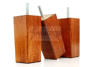 4x REPLACEMENT FURNITURE LEGS SOLID WOOD 110mm HIGH SOFAS CHAIRS SETTEE CABINETS LEGS M8 TSP2055