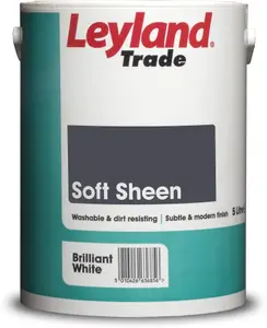 Leyland Trade Vinyl Soft Sheen Brilliant White 2.5L